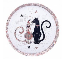 Поднос (33x2.1 см) Парижские коты 898-040