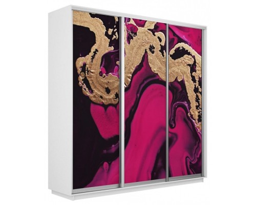 Шкаф-купе Экспресс Фото трио 1005 2400x450x2200
