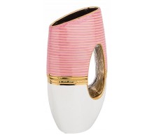 Ваза настольная (15.5х8.5х30 см) Розовая коллекция 699-266