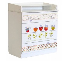 Комод пеленальный Polini kids Simple 1580 Сонные котята