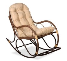 Кресло-качалка с подножкой