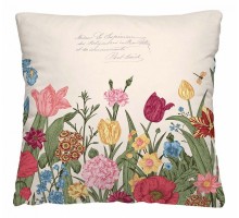 Подушка декоративная (40x40 см) Цветочная клумба