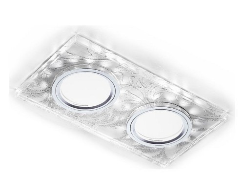 Встраиваемый светильник Ambrella Led S234 S234/2 W/CH/WH