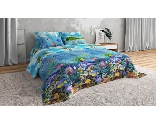 Постельное белье евростандарт Морское дно