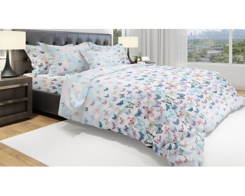 Постельное белье евростандарт Eco Cotton Farfalla