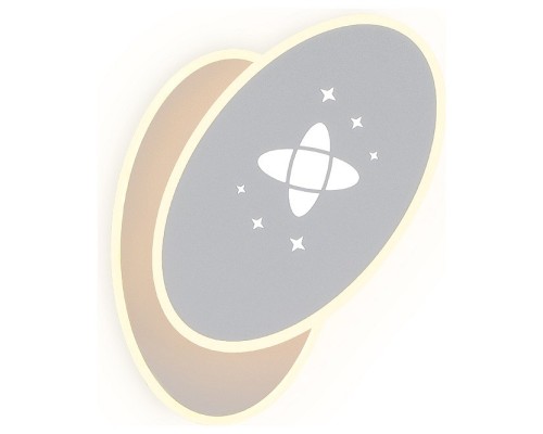 Накладной светильник Ambrella Wall FW109 SGR серый песок LED 3000K+6400K 20W 230*140*50