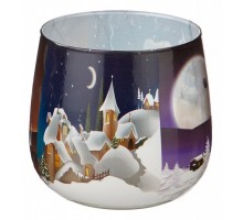 Свеча декоративная (6x7 см) Зимний Пейзаж 348-307