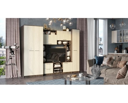 Стенка для гостиной Флора Люкс