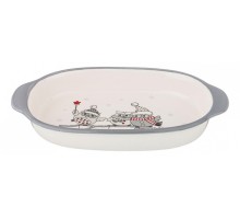 Блюдо (28.7x17x5 см) Совята 230-371