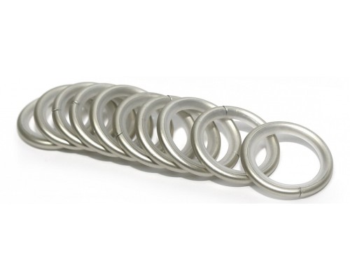 Набор из 10 колец для карнизов Матовый никель