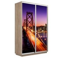 Шкаф-купе Экспресс Фото дуо 1007 1600x450x2400