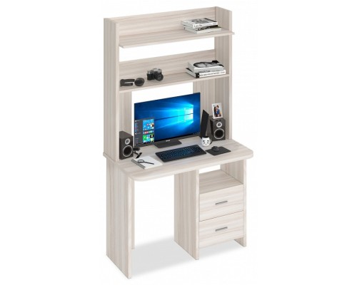 Стол компьютерный Домино Lite СКЛ-Прям100Р+НКЛХ-100