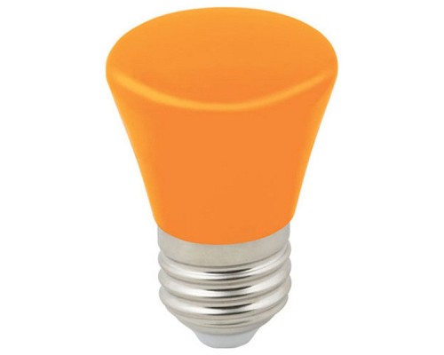 Лампа светодиодная Volpe Décor Color E27 1Вт K LED-D45-1W/ORANGE/E27/FR/С BELL