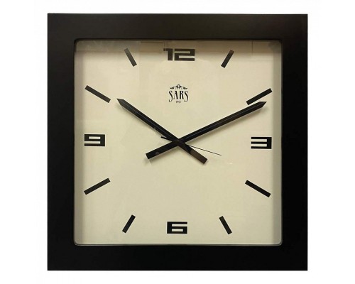 Настенные часы (45x45 см) Sars 0195 Black