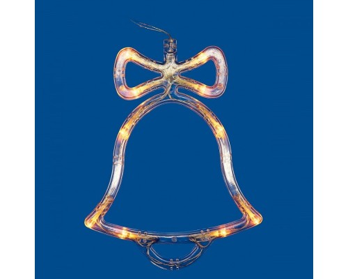 Колокол световой Uniel Колокольчик ULD-H1620-010/STA/3AAA WARM WHITE IP20 BELL