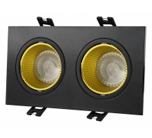 Встраиваемый светильник Denkirs DK3020BYE DK3072-BK+YE