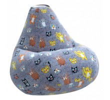 Кресло-мешок Cats Жаккард 2XL 135*95 см