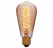 Лампа накаливания Sun Lumen ST58 E27 40Вт 2200K 052-191