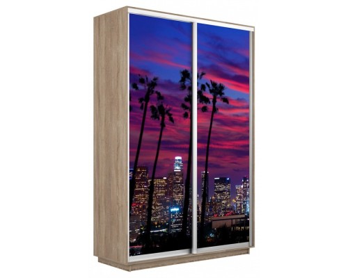 Шкаф-купе Экспресс Фото дуо 1014 1600x600x2200