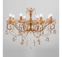 Подвесная люстра Eurosvet Escada 10109/8 бронза/тонированный хрусталь Strotskis
