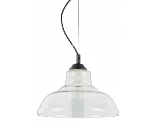 Подвесной светильник Ideal Lux Bistro BISTRO SP1 PLATE TRASPARENTE