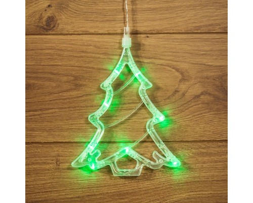 Панно световое (16х19 см) Елочка 501-017