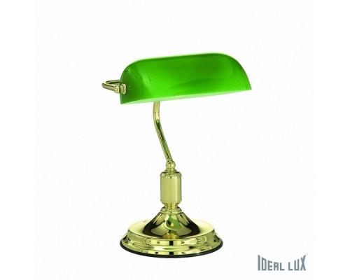 Настольная лампа офисная Ideal Lux Lawyer LAWYER TL1 OTTONE