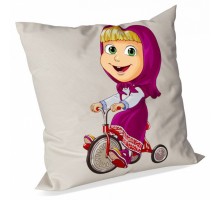 Подушка декоративная Маша и медведь