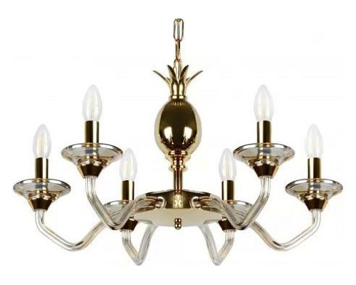 Подвесная люстра iLamp Flo YT2049-6 GD+COG