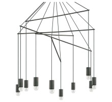 Подвесная люстра Ideal Lux Pop POP SP10 NERO