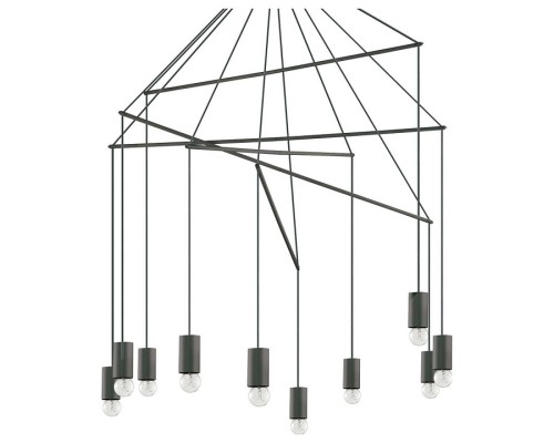 Подвесная люстра Ideal Lux Pop POP SP10 NERO