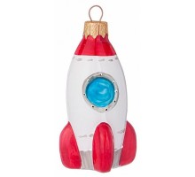 Елочная игрушка (11 см) Ракета 140-267