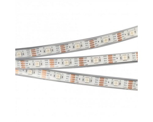 Лента светодиодная Arlight SPI-5000PGS-RAM-5060-30 12V Cx1 RGB-Auto (12mm, 4.8W/m, IP67) 029444