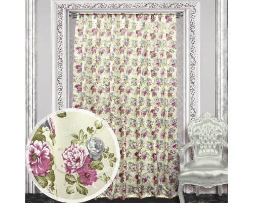 Портьера (145х270 см) 1 шт. LD 7767