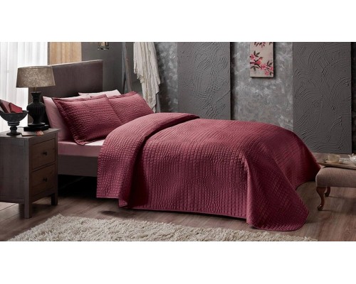 Покрывало с наволочками евростандарт Pes Yatak Ortusu Seti Crocodile