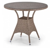 Стол обеденный T197AT-W56-D90 Light Brown