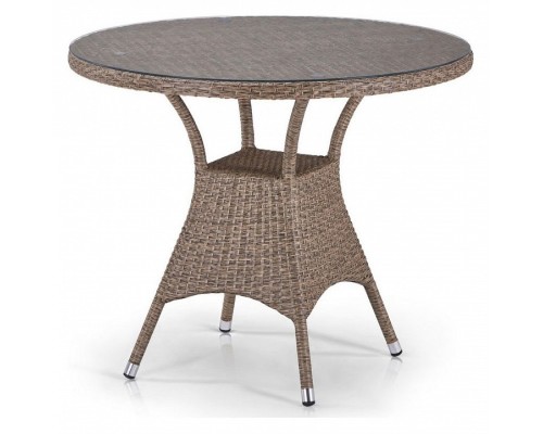 Стол обеденный T197AT-W56-D90 Light Brown