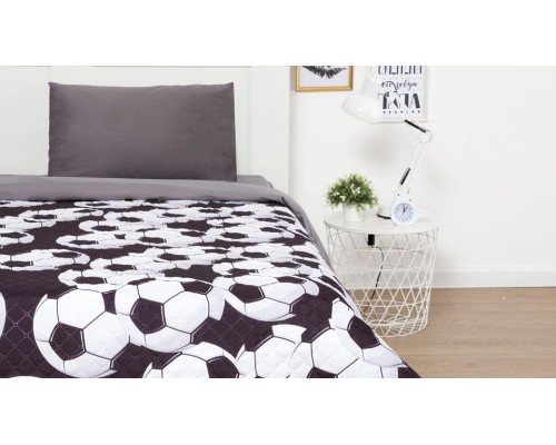 Покрывало полутораспальное Футбольный мяч