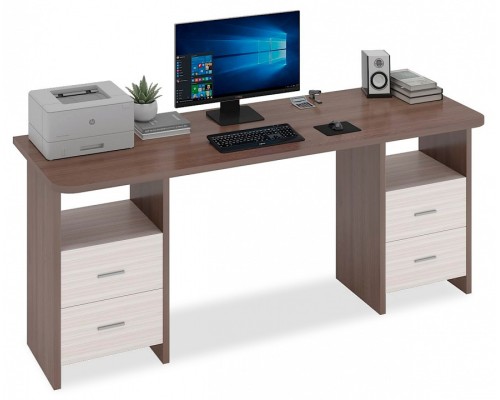 Стол письменный Домино Lite СКЛ-Прям180Р+2ТЯЛ