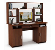 Стол компьютерный Лайт-6Я СН