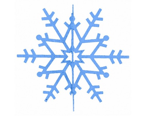 Елочная игрушка [31 см] Снежинка резная 3D 502-343