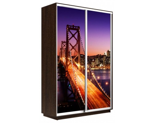 Шкаф-купе Экспресс Фото дуо 1007 1600x450x2200