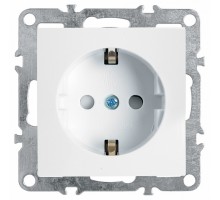 Розетка с заземлением и шторками, без рамки Stekker PST16-9110 39317