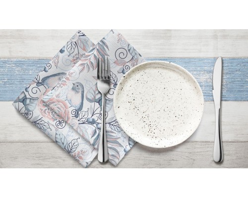 Набор из 2 салфеток (45x45 см) Птички