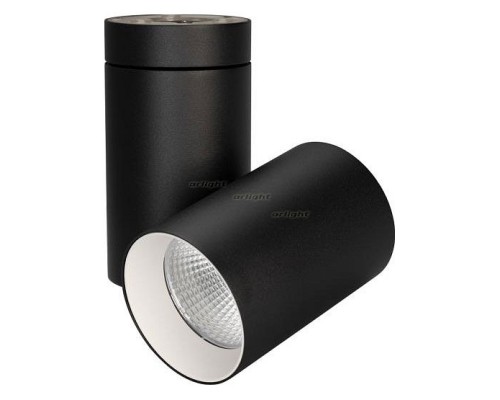 Светильник на штанге Arlight SP-POLO-SURFACE-TURN-R85-15W White5000 (BK-WH, 40 deg) 027573