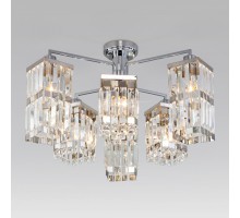 Потолочная люстра Eurosvet Barra 10100/6 хром/прозрачный хрусталь Strotskis