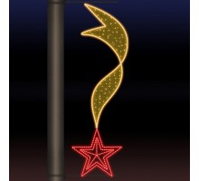 Панно световое День Победы [0.56x1.8 м] RL-KN-9-4-WWR-dY