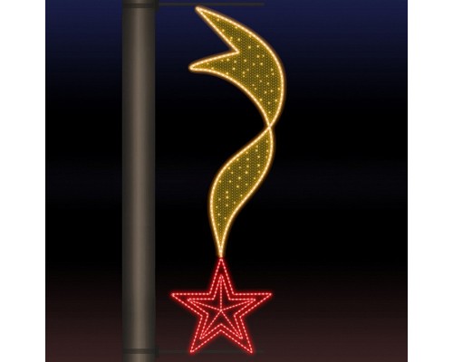 Панно световое День Победы [0.56x1.8 м] RL-KN-9-4-WWR-dY