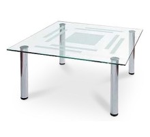 Стол журнальный Робер 8М металлик