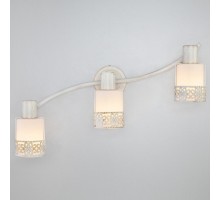 Спот Eurosvet Silvia 20025/3 белый с золотом/ хром